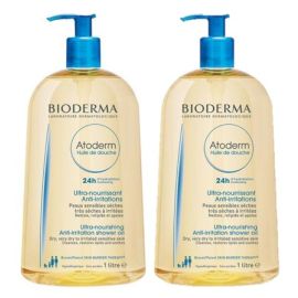 Dúo Bioderma atoderm huilde douche 1litro de para Bioderma - Compra online en DermotiendaShopping