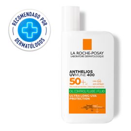 Protector Solar Anthelios UVMune 400 Oil Control Fluido Invisible FPS 50+ 50ml bloqueador de para Anthelios - Compra online en DermotiendaShopping